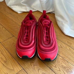 UNIVERSITY RED NIKE AIR MAX 97 - WOMENS 9
